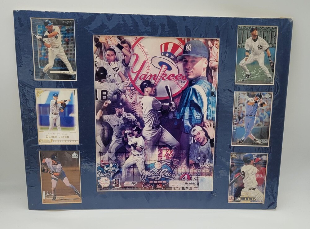 Vintage New York Yankees Print Limited Edition MLB 2000 World Series Derek Jeter